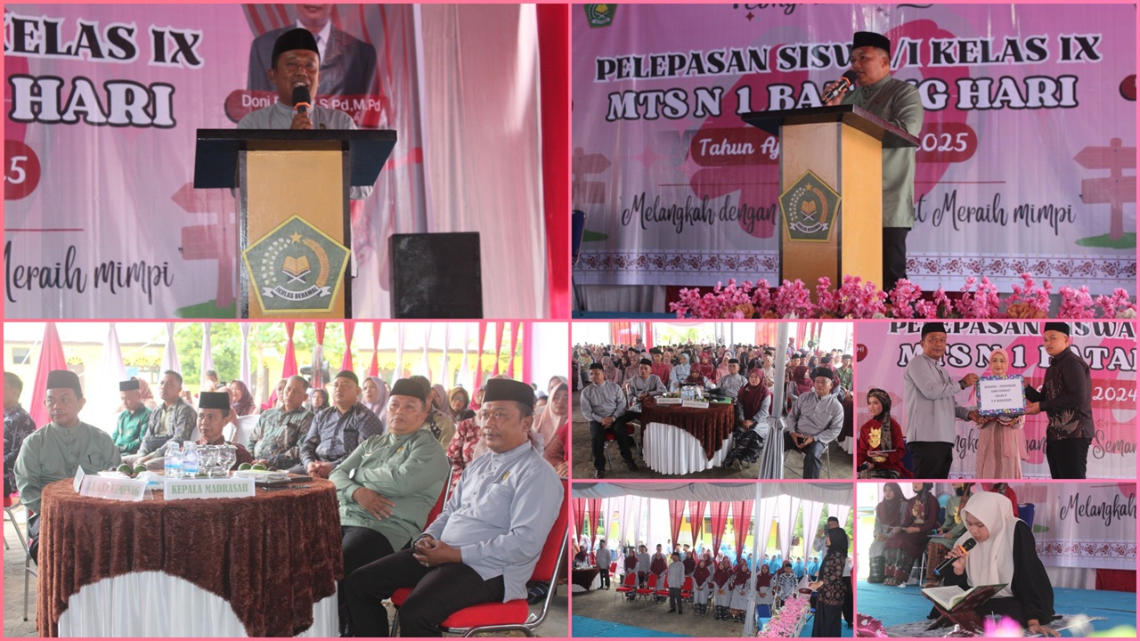 Pelepasan Siswa-Siswi MTsN 1 Batang Hari Tahun Ajaran 2024/2025