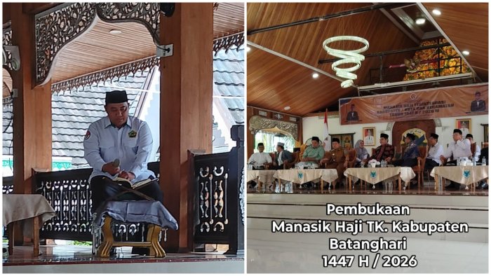 Lantunan Syahdu Ayat Suci dari Ridwan S.Pd.I Warnai Pembukaan Manasik Haji 1447 H Di Serambi Rumah Dinas Bupati