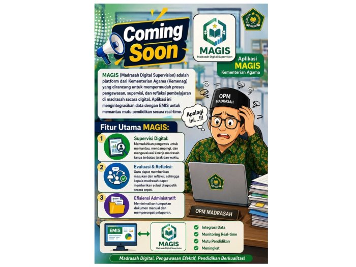 Sambut Aplikasi MAGIS KEMENAG, MTsN 1 Batang Hari Siap Transformasikan Pengawasan dan Supervisi ke Sistem Digital Sambut Aplikasi MAGIS KEMENAG, MTsN 1 Batang Hari Siap Transformasikan Pengawasan dan Supervisi ke Sistem Digital