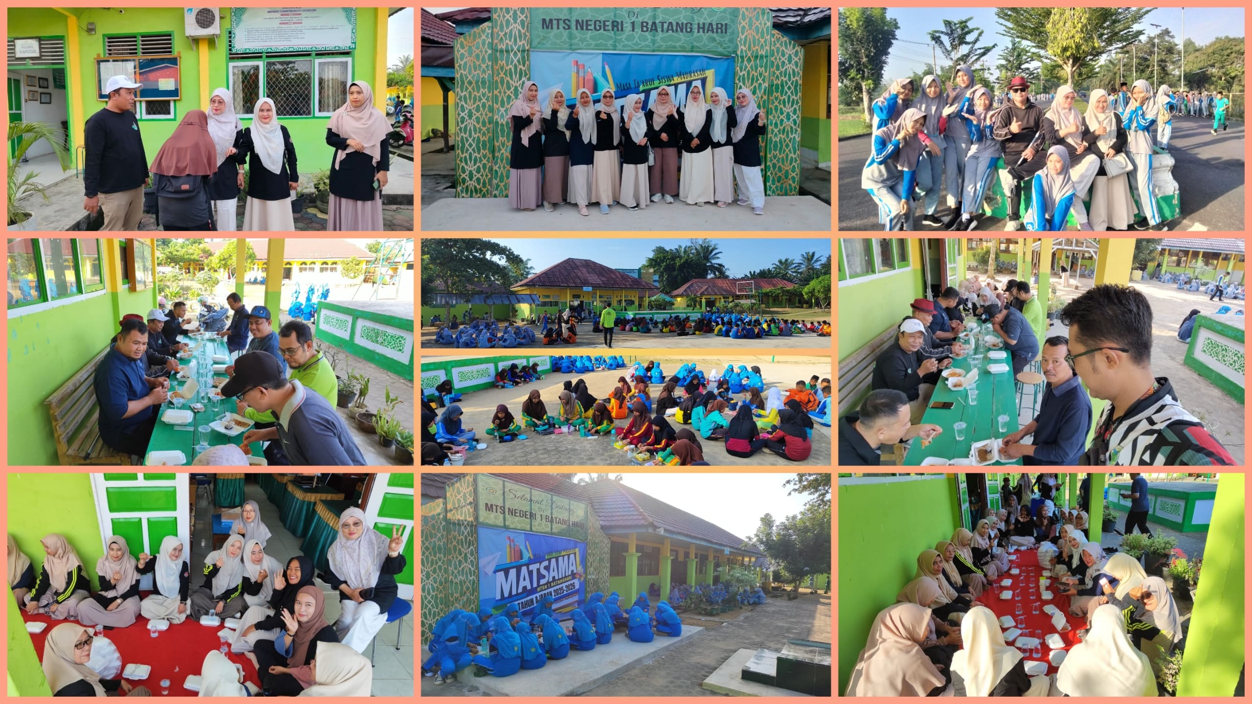 MTsN 1 Batang Hari Kembali Mengawali Tahun Pelajaran dengan Jalan Santai & Sarapan Sehat Dengan Penuh Rasa Kekeluargaan