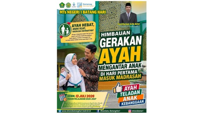 Sambut Tahun Pelajaran Baru, MTsN 1 Batang Hari Siap Sukseskan Gerakan Nasional GAMAS Sambut Tahun Pelajaran Baru, MTsN 1 Batang Hari Siap Sukseskan Gerakan Nasional GAMAS