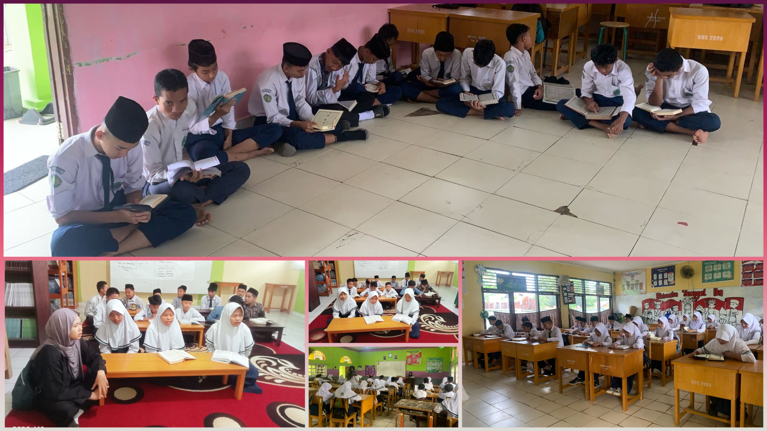 Siswa MTsN 1 Batang Hari Gelar Tadarus dan Khotmil Qur'an di Bulan Ramadhan 1446 H