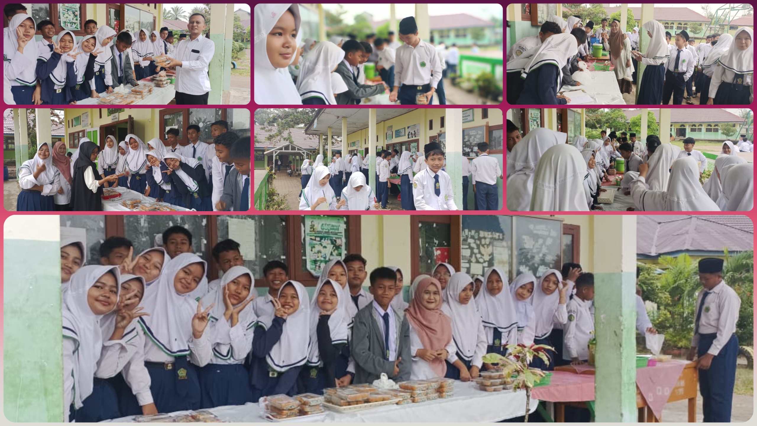 Siswa Kelas 9 MTsN 1 Batang Hari Unjuk Kreativitas dalam Kegiatan P5 Bertema Wirausaha