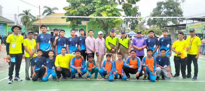 MTsN 1 Terus Melaju, Tim Voli Putra Masuk 8 Besar PORSENI Tingkat MTs se-Kabupaten Batang Hari