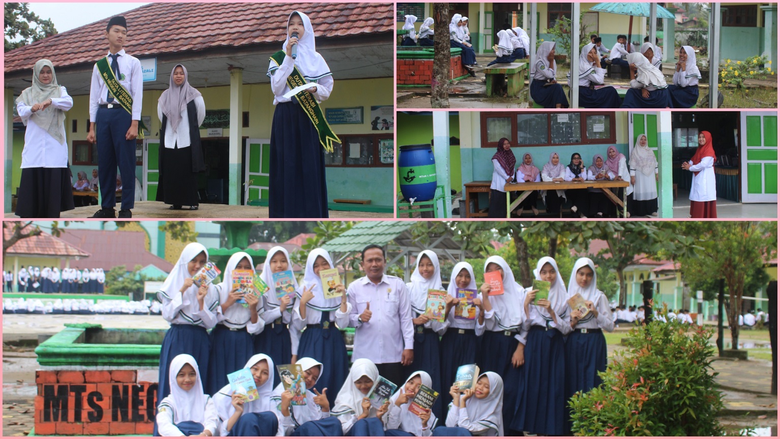 â€œSERASIâ€  MTsN 1 Batang Hari Lantik Duta Literasi dan Pamerkan Karya Tulis Siswa 