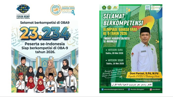 MTsN 1 Batang Hari Berikan Dukungan Penuh untuk 23.234 Peserta OBA-9 Tingkat Nasional Tahun 2026