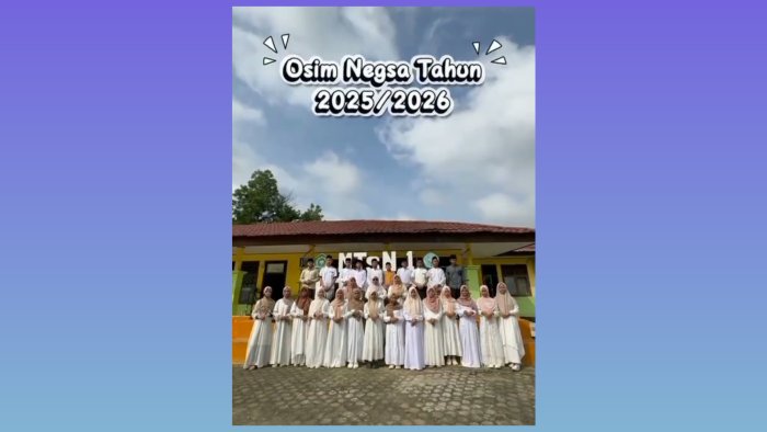 Sambut Kemenangan Dengan Silaturahmi, OSIM MTsN 1 Batang Hari Ucapkan Selamat Idul Fitri 1447 H