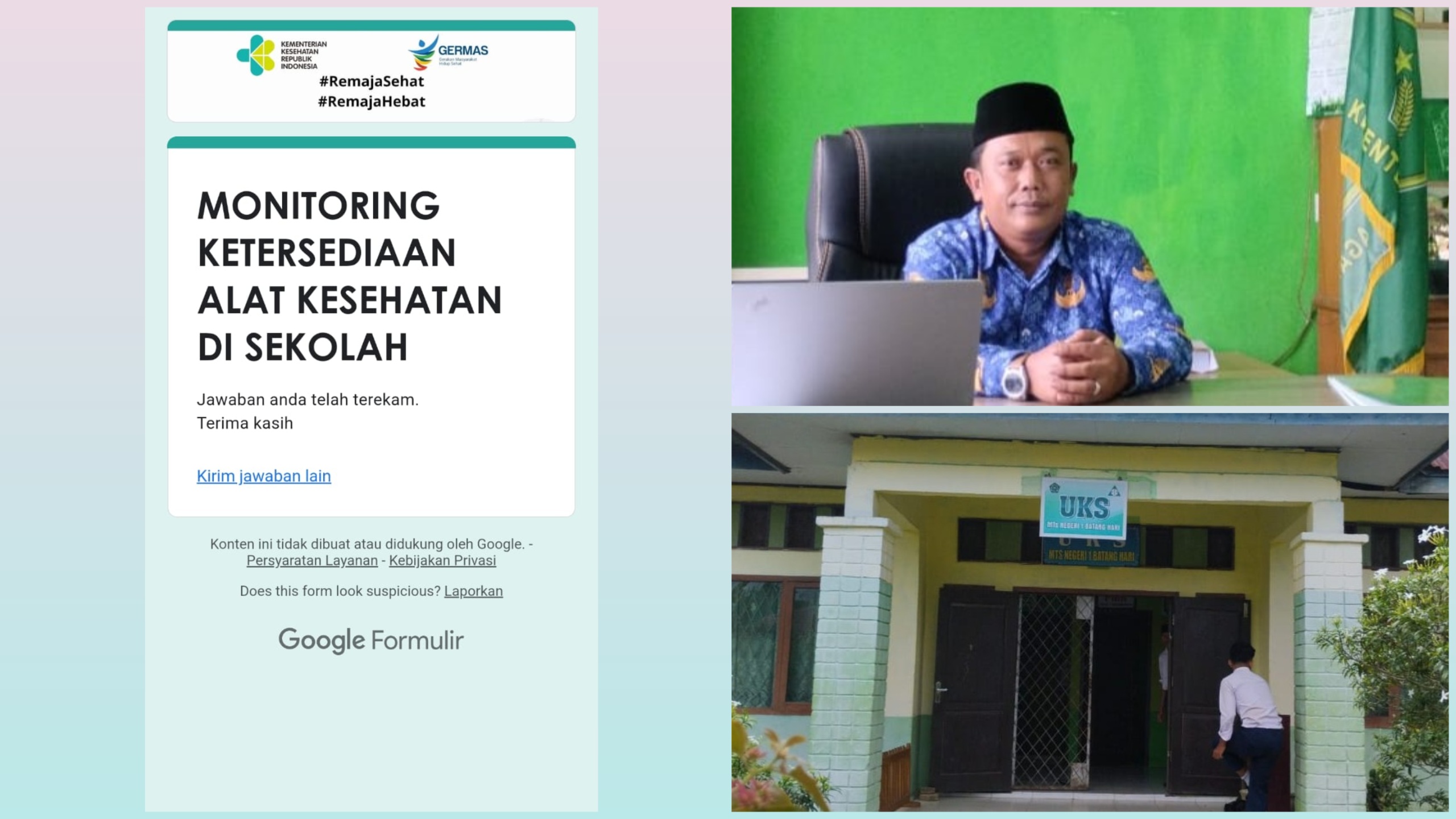 MTsN 1 Batang Hari Sambut Baik Program Pemeriksaan Kesehatan Gratis Presiden Tahun 2025