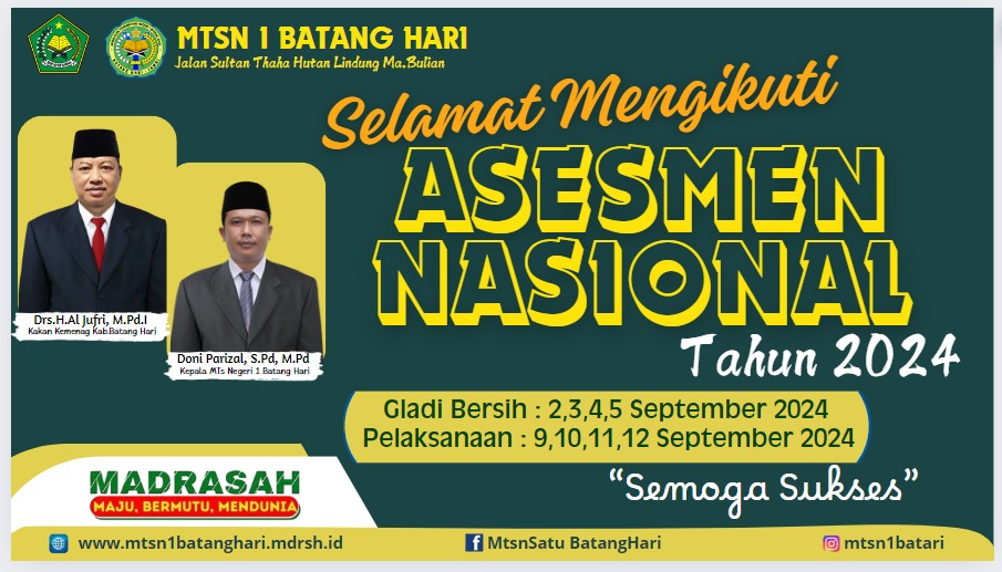 Siap Hadapi ANBK? MTsN 1 Batang Hari Adakan Simulasi