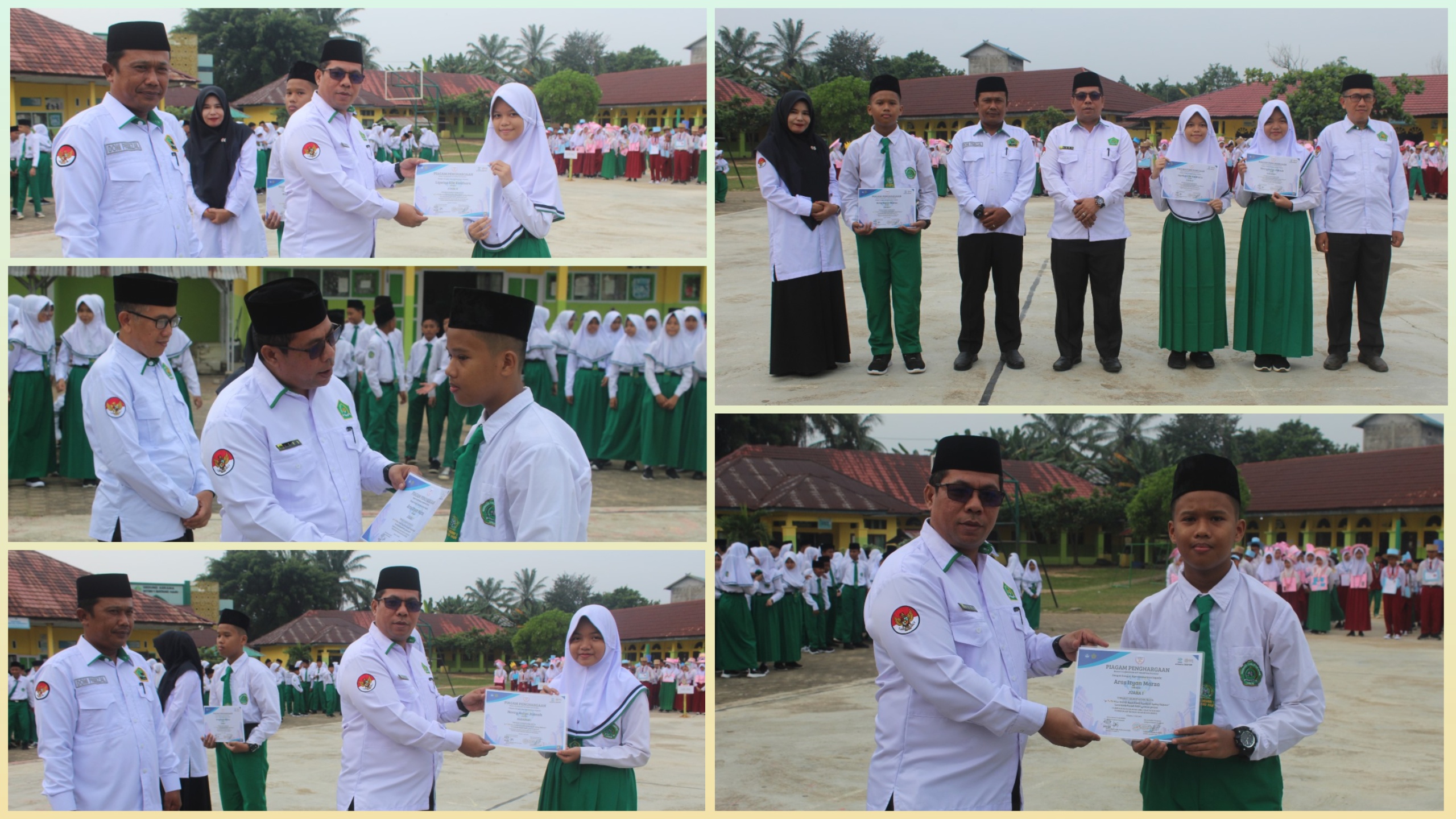 Raih Prestasi Gemilang, Siswa/i MTsN 1 Batang Hari Diberi Penghargaan dalam OBA ke-8 Tingkat Kabupaten/Kota