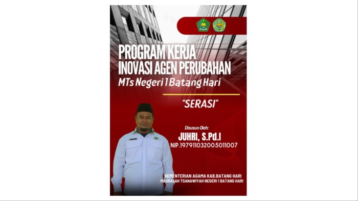 MTsN 1 Batang Hari Tetapkan Bapak Juhri sebagai Agen Perubahan: Pimpin Gerakan Selasa Rajin Literasi (SERASI)