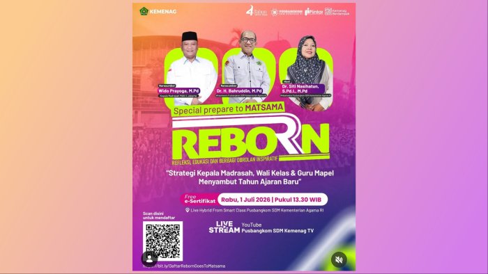 Sambut Tahun Ajaran Baru, Pendidik MTsN 1 Batang Hari Bersiap Ikuti Pembekalan REBORN Special Prepare to MATSAMA Sambut Tahun Ajaran Baru, Pendidik MTsN 1 Batang Hari Bersiap Ikuti Pembekalan REBORN Special Prepare to MATSAMA