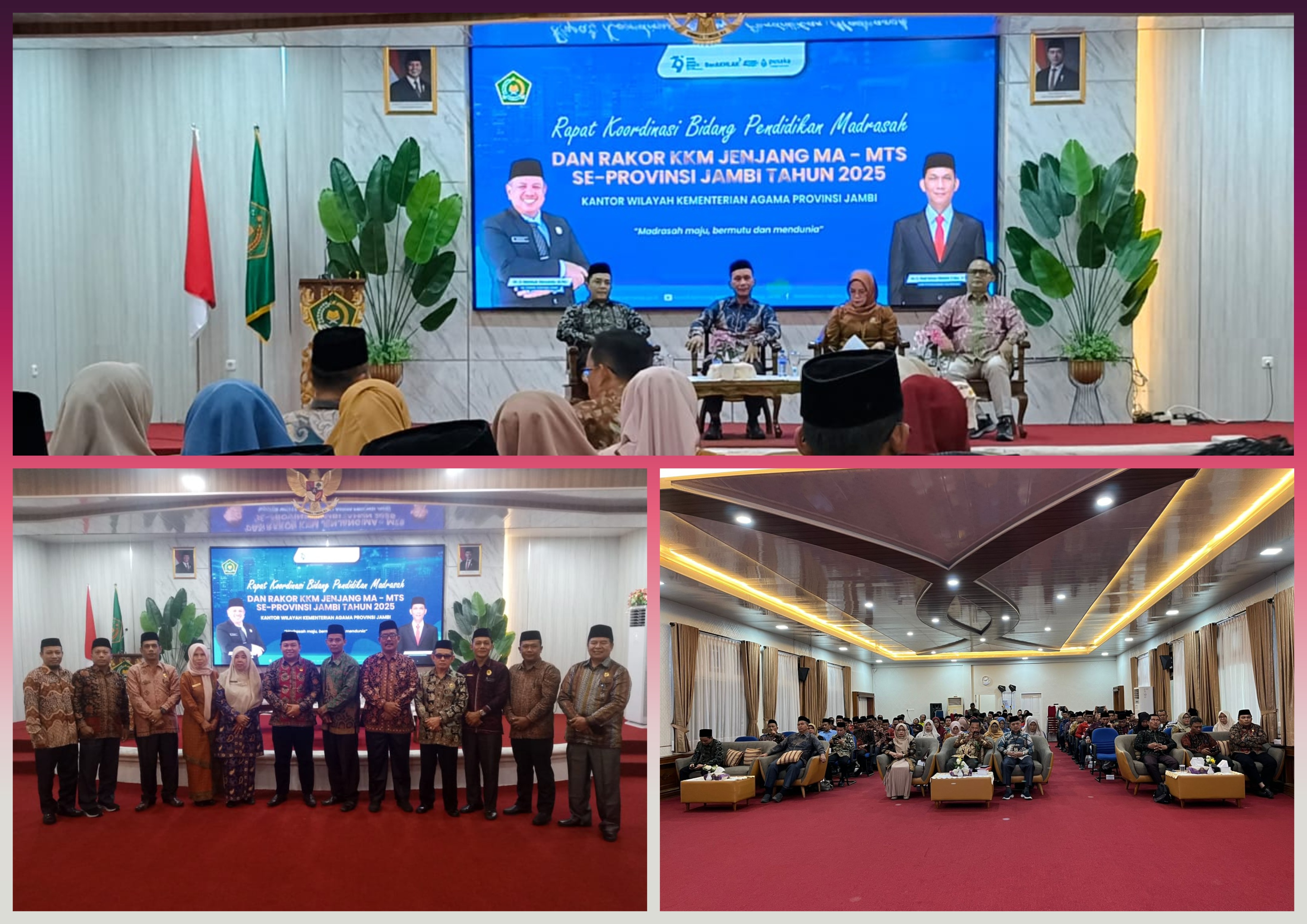 Kepala MTsN 1 Batang Hari Hadiri Kegiatan Rakor KKM Tingkat Provinsi