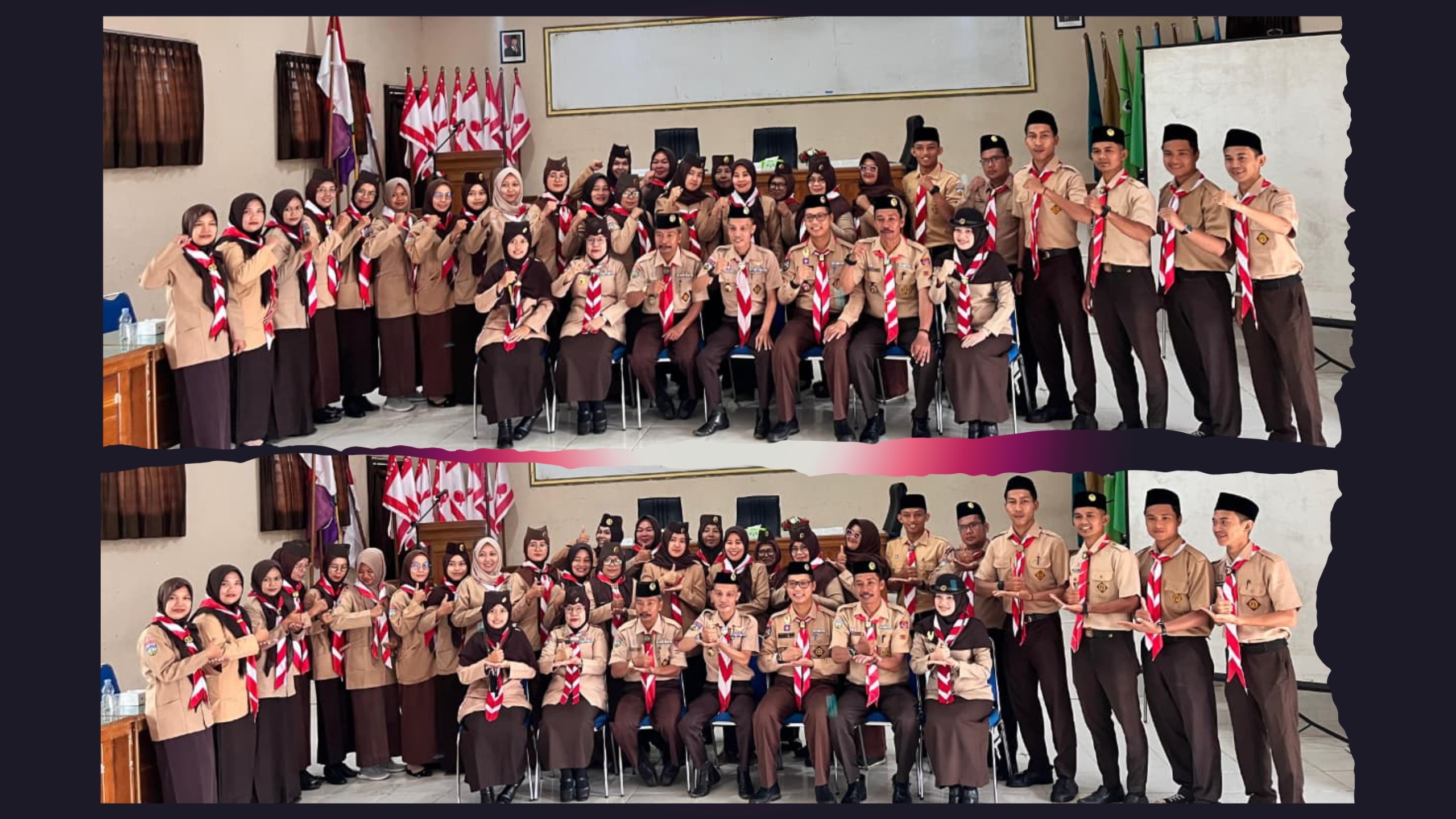 Pembina Pramuka MTsN 1 Batang Hari Ikuti Kegiatan Temu Pembina Se-Kabupaten