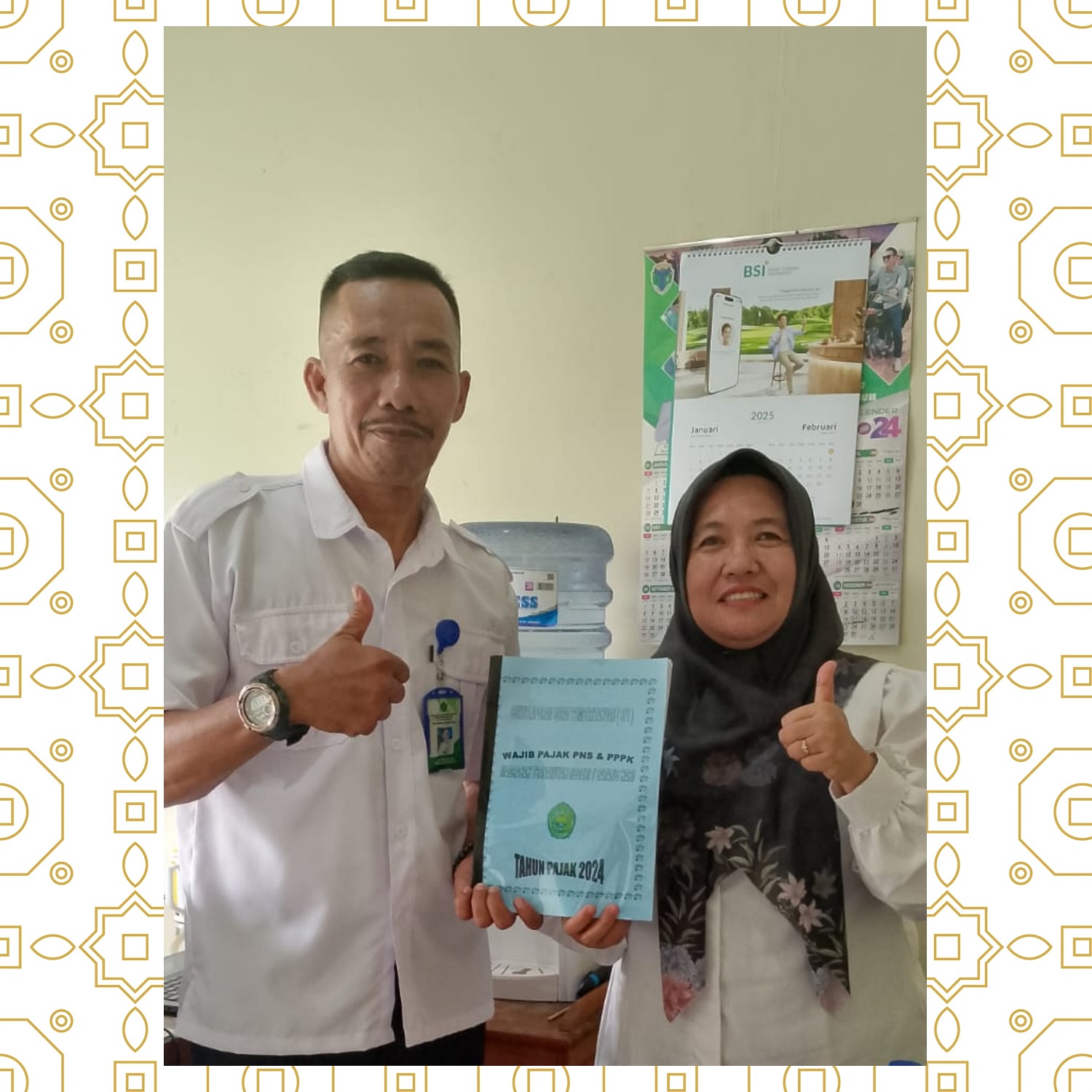 MTsN 1 Batang Hari Serahkan Laporan SPT Tahunan ke Kantor Kemenag