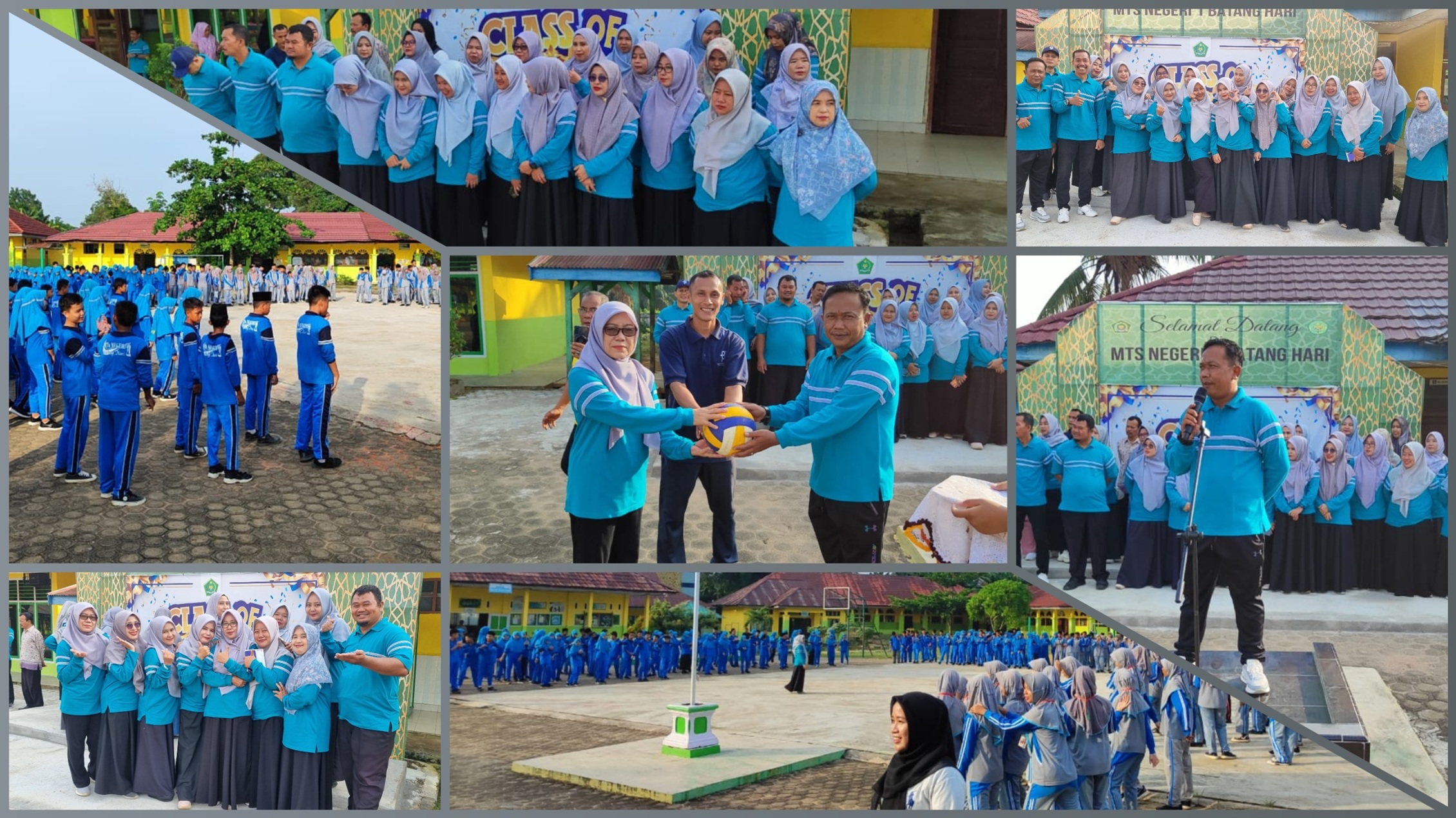 MTsN 1 Batang Hari Gelar Apel Pagi Meriah, Tandai Dimulainya Class Meeting