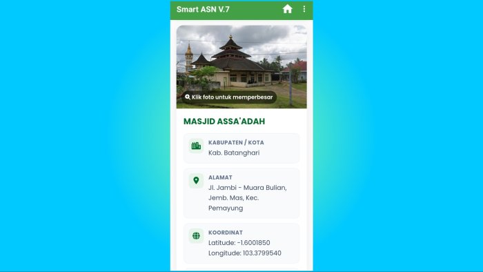 Pintu Gerbang Batang Hari: Masjid Assaadah Jembatan Mas Siap Jadi Masjid Ramah Pemudik Jalur Jambi-Muara Bulian